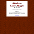 Modern Coin Magic - Jean Bobo